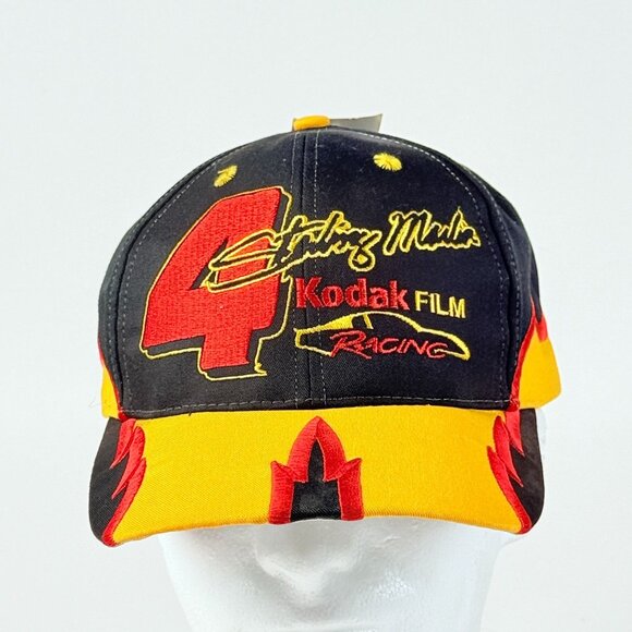 Vintage Dead Stock Sterling Marlin 4 Kodak Film Racing Snapback Drew Pearson Hat - Picture 1 of 7